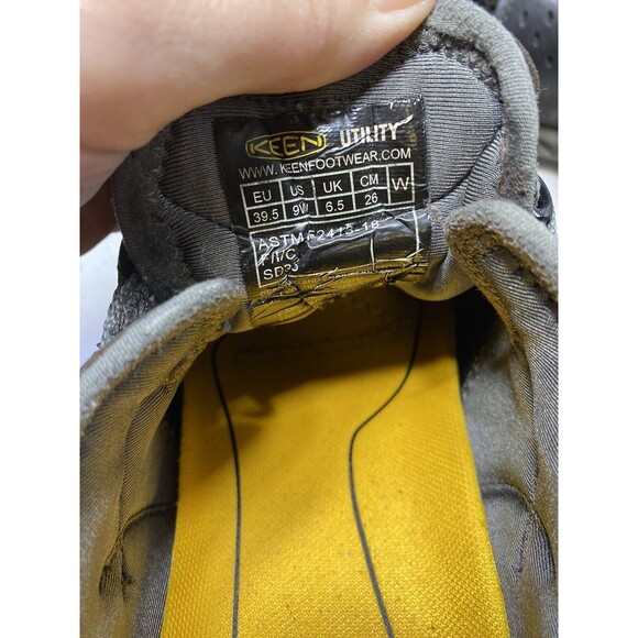 KEEN Utility Atlanta Cool ESD Steel Toe Shoe Mens 9Wide Used - Picture 8 of 9